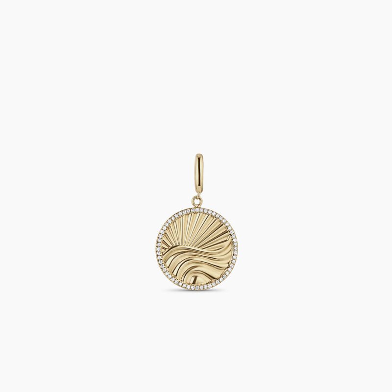 Diamond Wave Charm