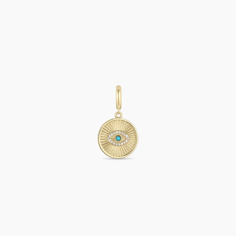 Diamond Evil Eye Charm