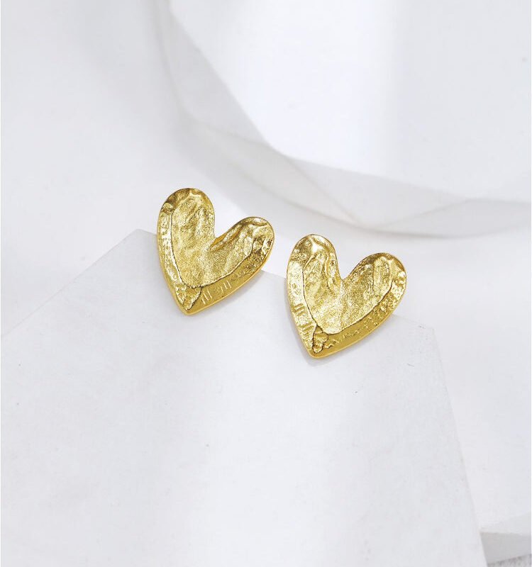Gold Love Earrings