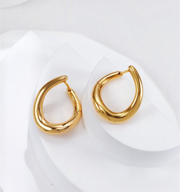 Metal Plain Earrings