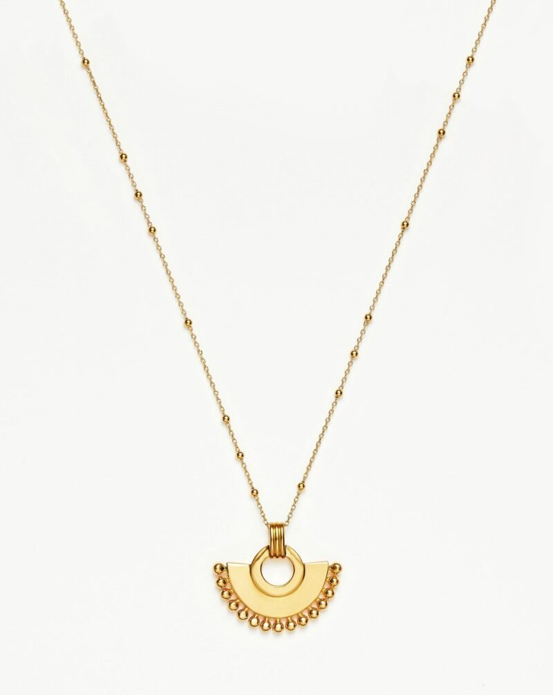 Zenyu Fan Necklace | 18ct Gold Plated