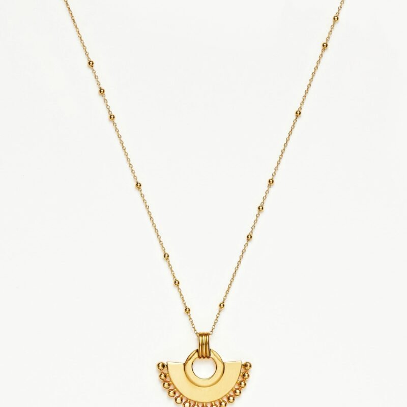 Zenyu Fan Necklace | 18ct Gold Plated