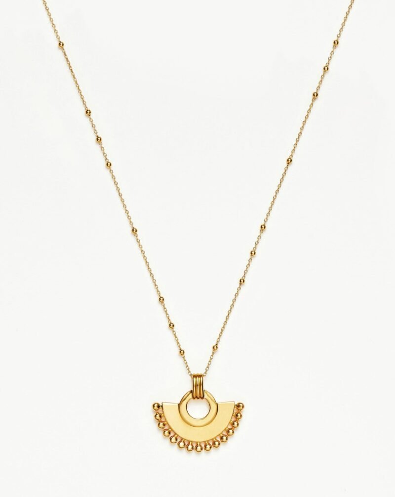 Zenyu Fan Necklace | 18ct Gold Plated