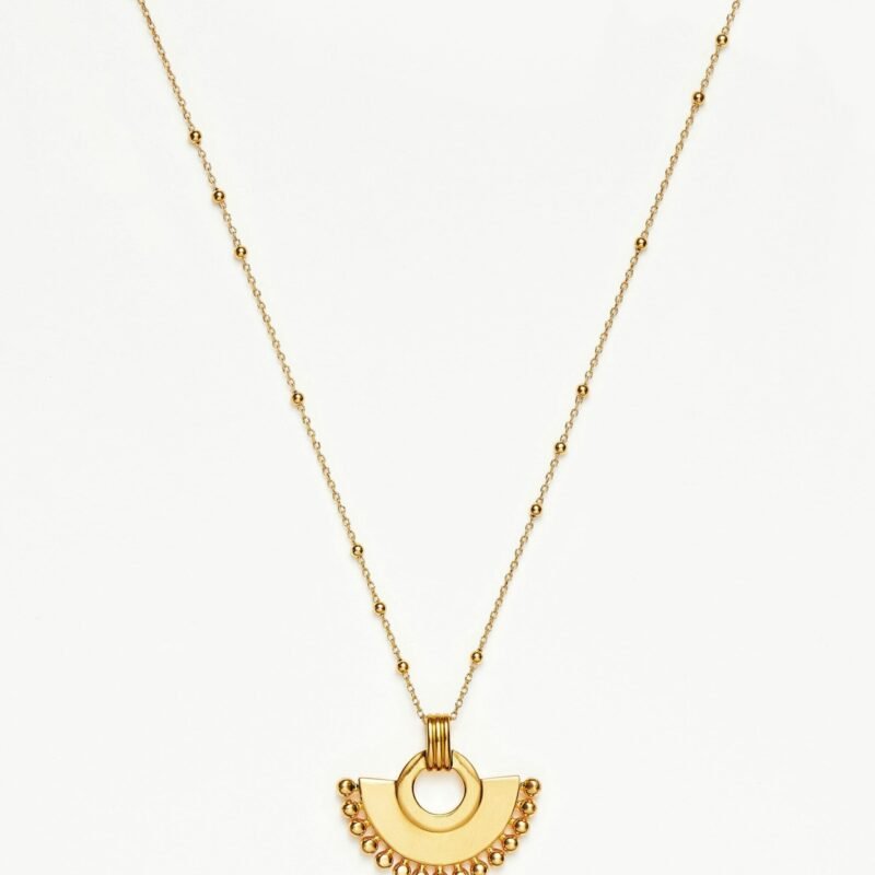Zenyu Fan Necklace | 18ct Gold Plated